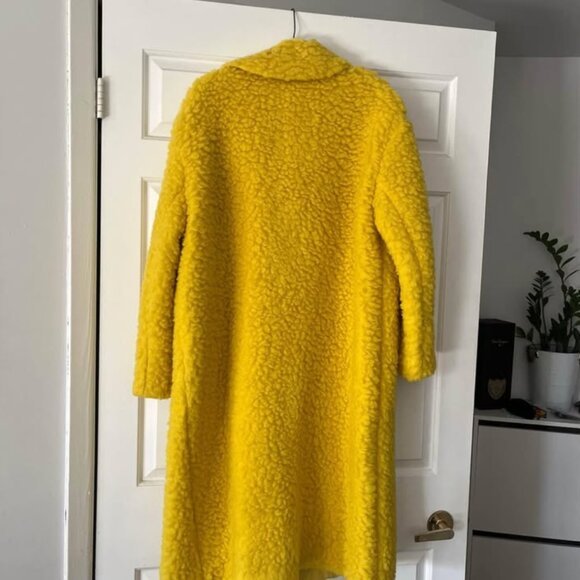 COS wool teddy coat yellow - Picture 3 of 6